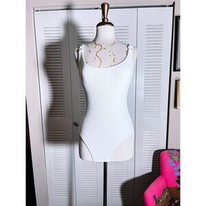 Michael Kors One Piece Bathing Suit Modern Mob Wife Glam Disco Era Swimwear